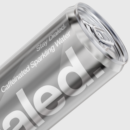 Dialed. Caffeinated Sparkling Water - Lemon Lime